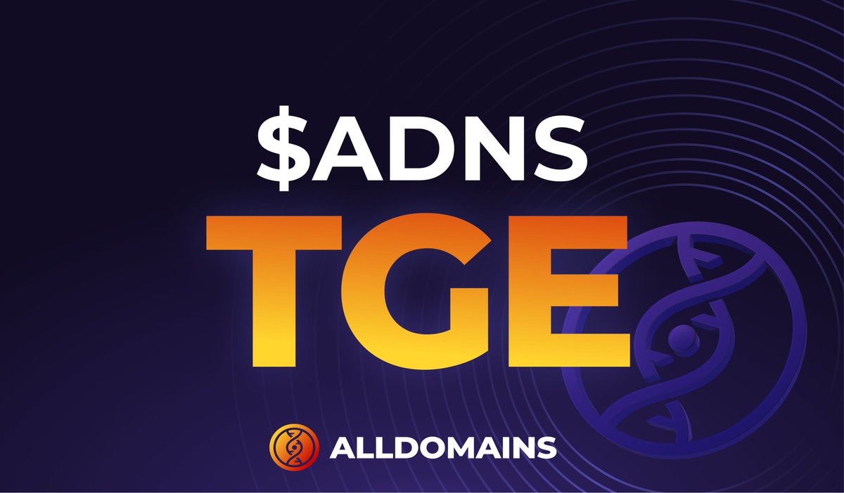FYI: $ADNS TGE is Today!

We allocated up to 16% for the presale. With 50% of the raised funds going straight into liquidity 

A community presale, anti bot, no snipers, zero insiders, KOLs or callers, with proceeds going directly to token support.