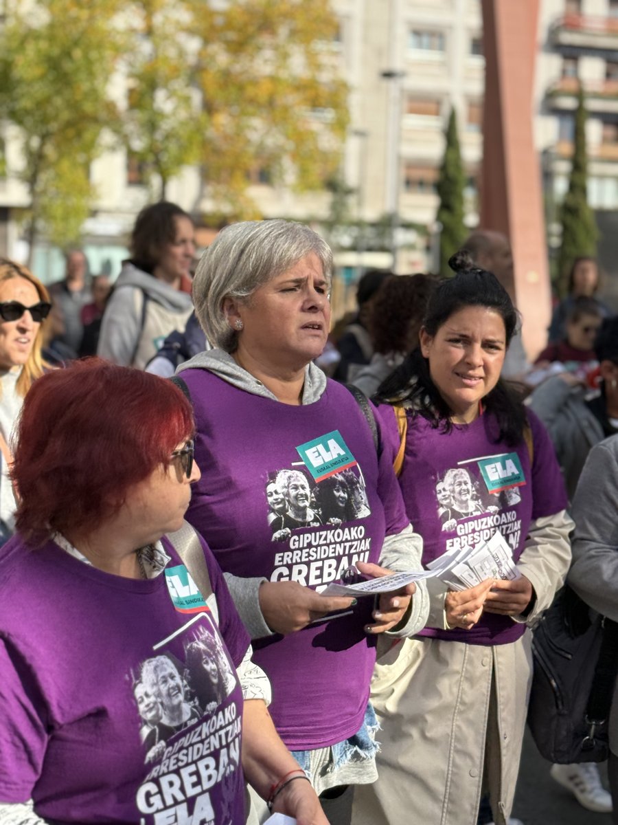 ELA_Sindikatua's tweet image. 📢ELA pide a instituciones y partidos políticos que publifiquen los servicios del sector de #cuidados

✊Más de 500 trabajadoras de este ámbito se suman a la movilización de ELA en Gasteiz

📲 labur.eus/dhyf8x0s