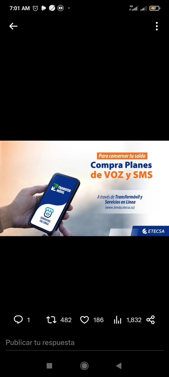 🤔 Realizaste una operación de transferencia recibes un SMS ✉️ notificando 👇
"Fallo ⛔️ en la Transferencia"❓️
Consulta 🔎 tus Últimas Operaciones antes de reintentar la transacción, podras validar si el saldo no fue descontado inicialmente. 📲
#ConsejoÚtil 😉
