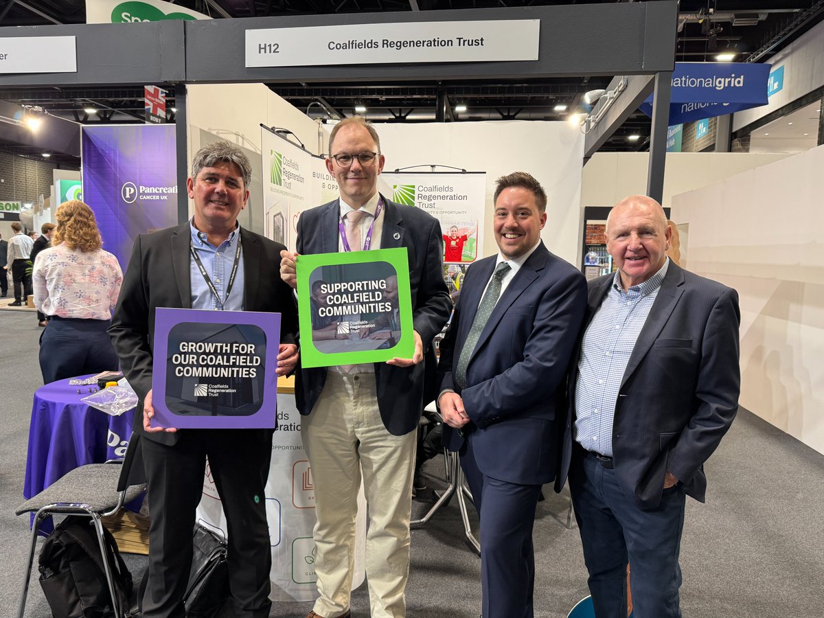 Thanks to <a href="/gareth_snell/">Gareth Snell MP</a> for visiting the <a href="/CoalfieldsRegen/">Coalfields Regeneration Trust</a> stand at the Labour Party Conference.

We look forward to continuing to work with you to improve coalfield communities.
