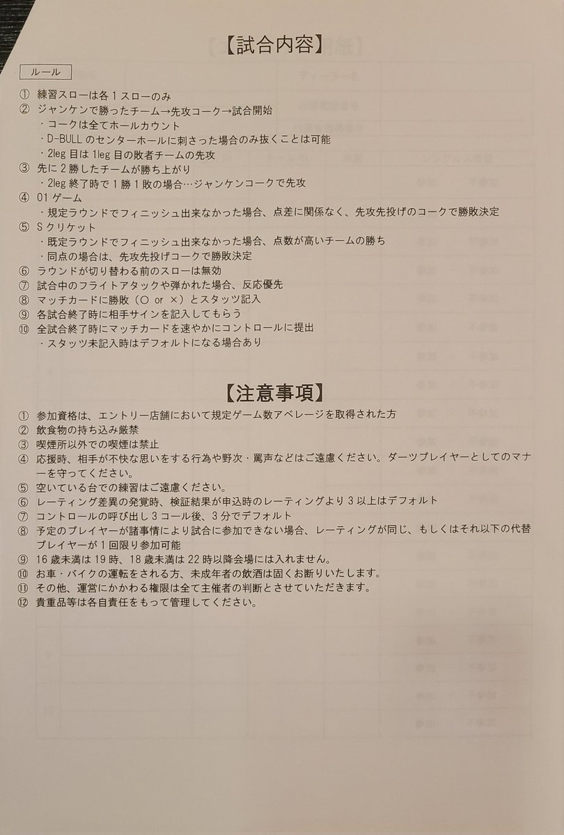 ‼️告知‼️

11月1日(土)
主催 FUNPLACES
150人規模での大会を行います‼️

名前を TREASURE(トレジャー)

第1回の今回は
DPL講師の柴田純平プロをお呼びして4スタンスタイプ別診断が無料で受けれます🙌(先着順人数に限りあり)

そしてゲストプレイヤーとして今年波に乗っている芦沢