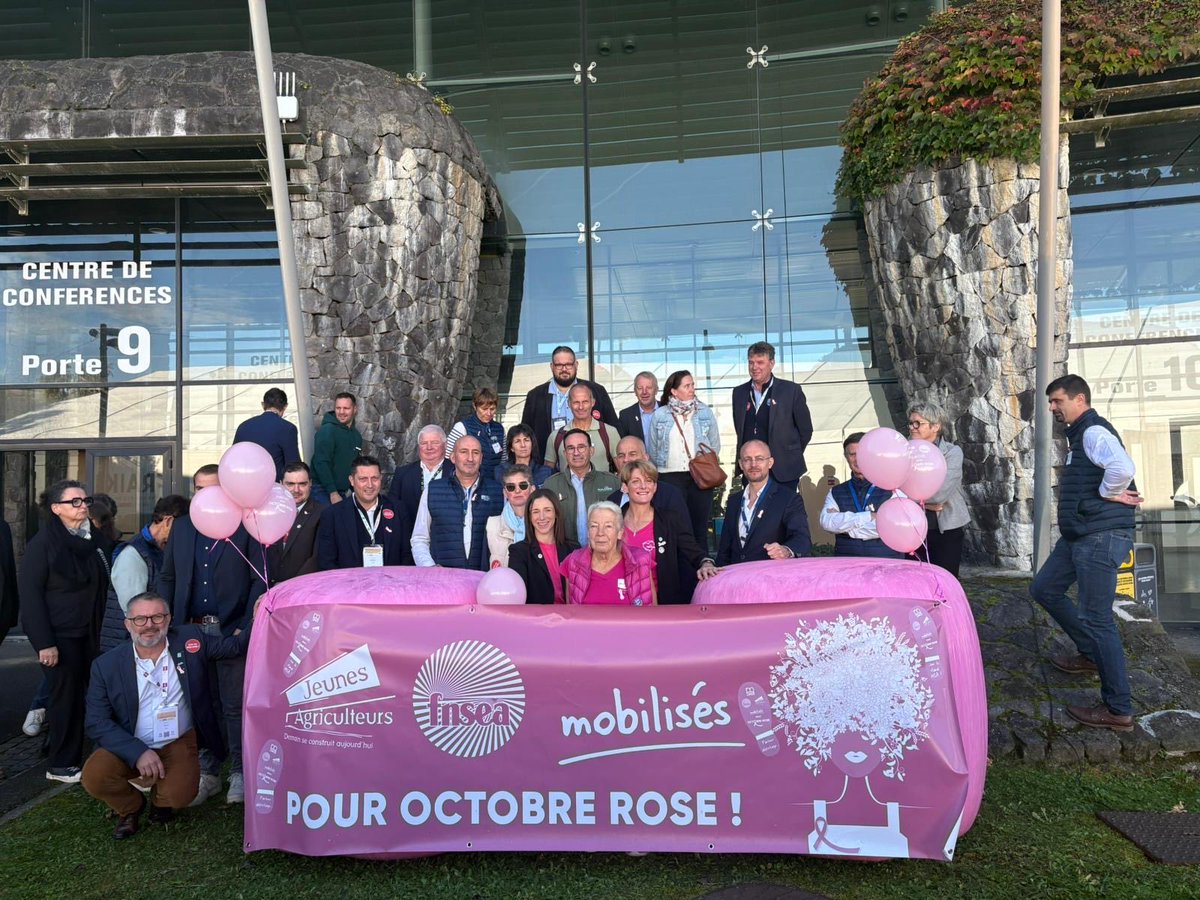 🎀 Enfin, en ce mois d’#OctobreRose, pensons aussi à la santé de celles et ceux qui nourrissent la France.

Le dépistage sauve des vies, pensez-y !
#Prévention #Solidarité