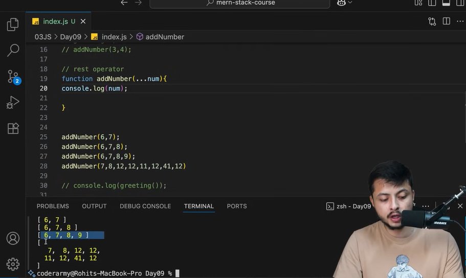 pa_abhaysinh's tweet image. ๐ Day 24 of my Web Development Journey!
๐ฏ Today's Topics:
โซ๏ธ JavaScript Functions ๐ง
โซ๏ธ 4 Ways to Create Functions
โซ๏ธ Direct | Rest Operator | Variable Holding | Arrow | IIFE โก
โซ๏ธ Rest vs Spread โ Clear Difference ๐ก
โซ๏ธ Callback Functions ๐
#JavaScript #WebDev #100DaysOfCode