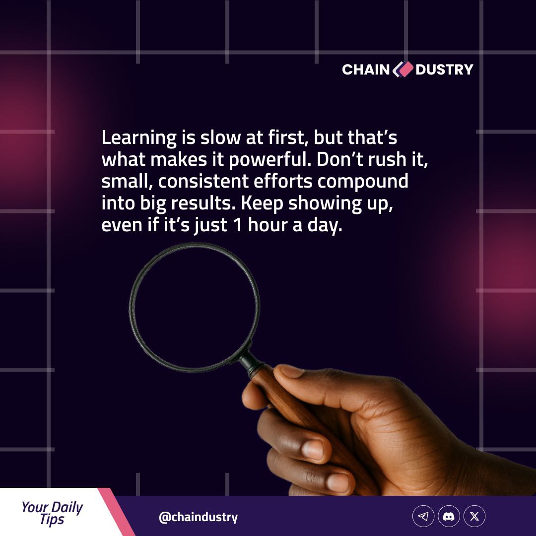 Learning is slow at first, but that's what makes it powerful... 👇