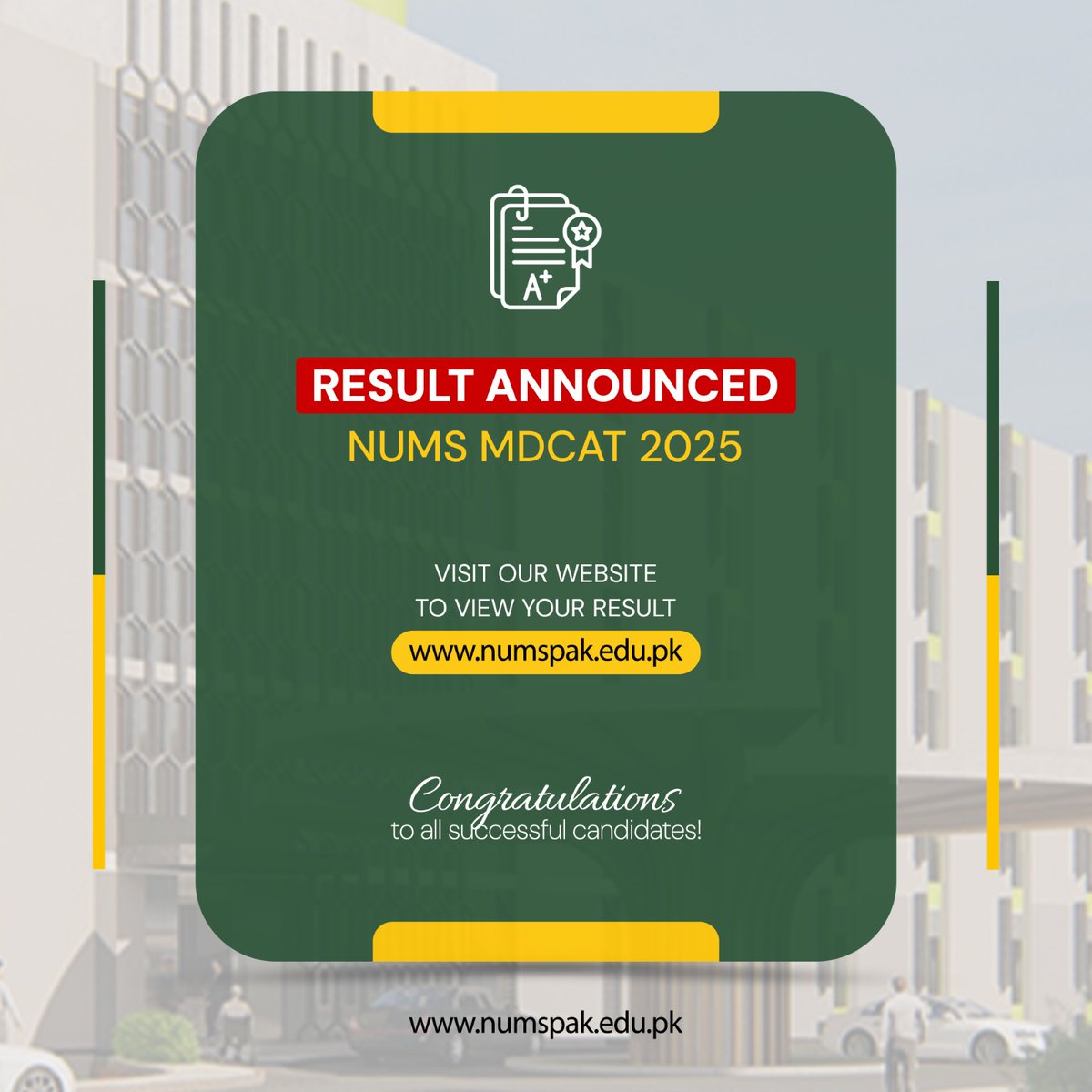 NUMS Official tweet media