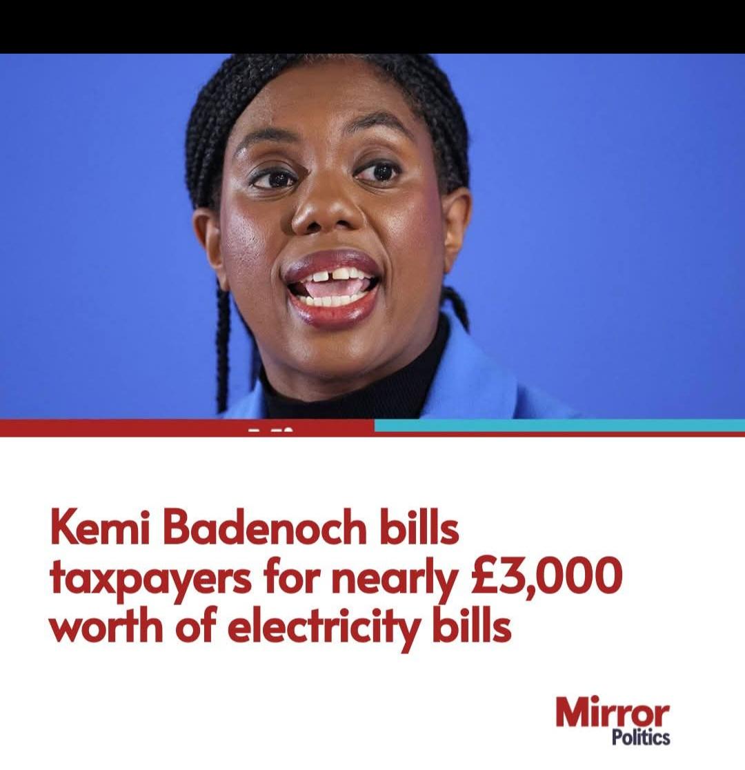 <a href="/PolitlcsUK/">Politics UK</a> This Kemi Badenoch who lives as lady of the manor at the taxpayers expense doesn't like people with disabilities getting mobility cars??
