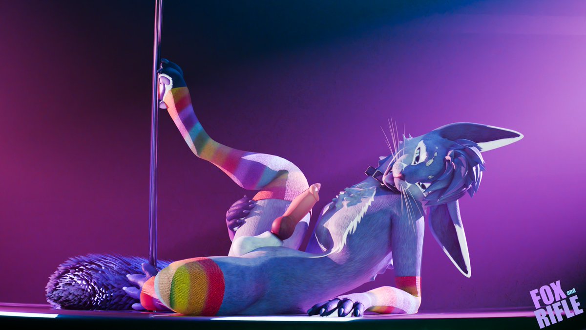 "Naughty Fox Show" 

Done as a commission for  <a href="/GlaucousFox/">@glaucousfox.gay 🔞</a> 

#rexouium #nardo #yiff