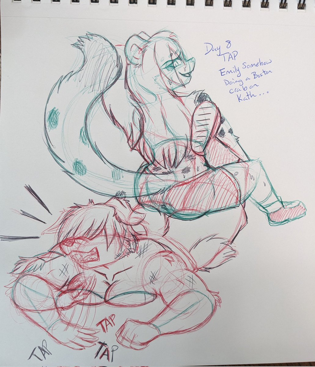 Fightober Day 8 Tap

Emily the cheetah barely getting the upper hand on Kath with her Boston Crab. There will be war...

#fightober #fightober2025 #tap