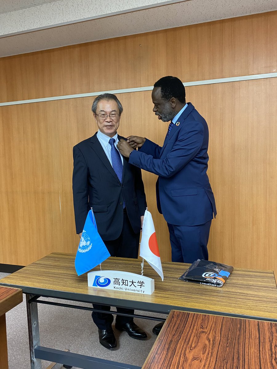 tmarwala's tweet image. Meeting with Professor Hiroyuki Ukeda, President of Kochi University, and his team in Kochi Prefecture. We explored opportunities for collaboration in education, research, and sustainability. #HigherEducation #GlobalCollaboration #Japan #UNU