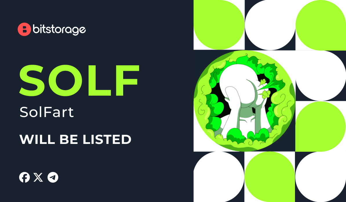 BitstorageFin's tweet image. SolFart (SOLF) WILL BE LISTED ON BITSTORAGE 
bit.ly/solf-will-be-l…
The following pair will be supported:
SOLF/USDT

Official website: solfart.io

Х: x.com/SOLFARTTOKEN
Telegram: solfart.io/telegram
Reddit: reddit.com/r/Solfart/
AMA:…