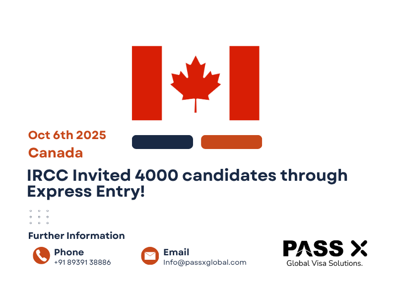 PassXglobal's tweet image. Immigration, Refugees and Citizenship Canada (IRCC) has issued more invitations to apply (ITA) through the Express Entry system. The immigration department issued 4,500 ITAs in a draw for candidates with French-language proficiency.

#CanadaPRVisa #CanadaImmigration