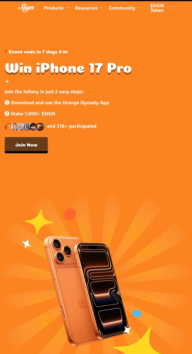 Trojan_Bus1's tweet photo. GM Orange Dynasty 🧡🌍 

Only 7 days left to claim my orange iPhone 17 Pro 🙂

Check below for link and join the lottery if you think the iPhone will be yours and not mine 👇