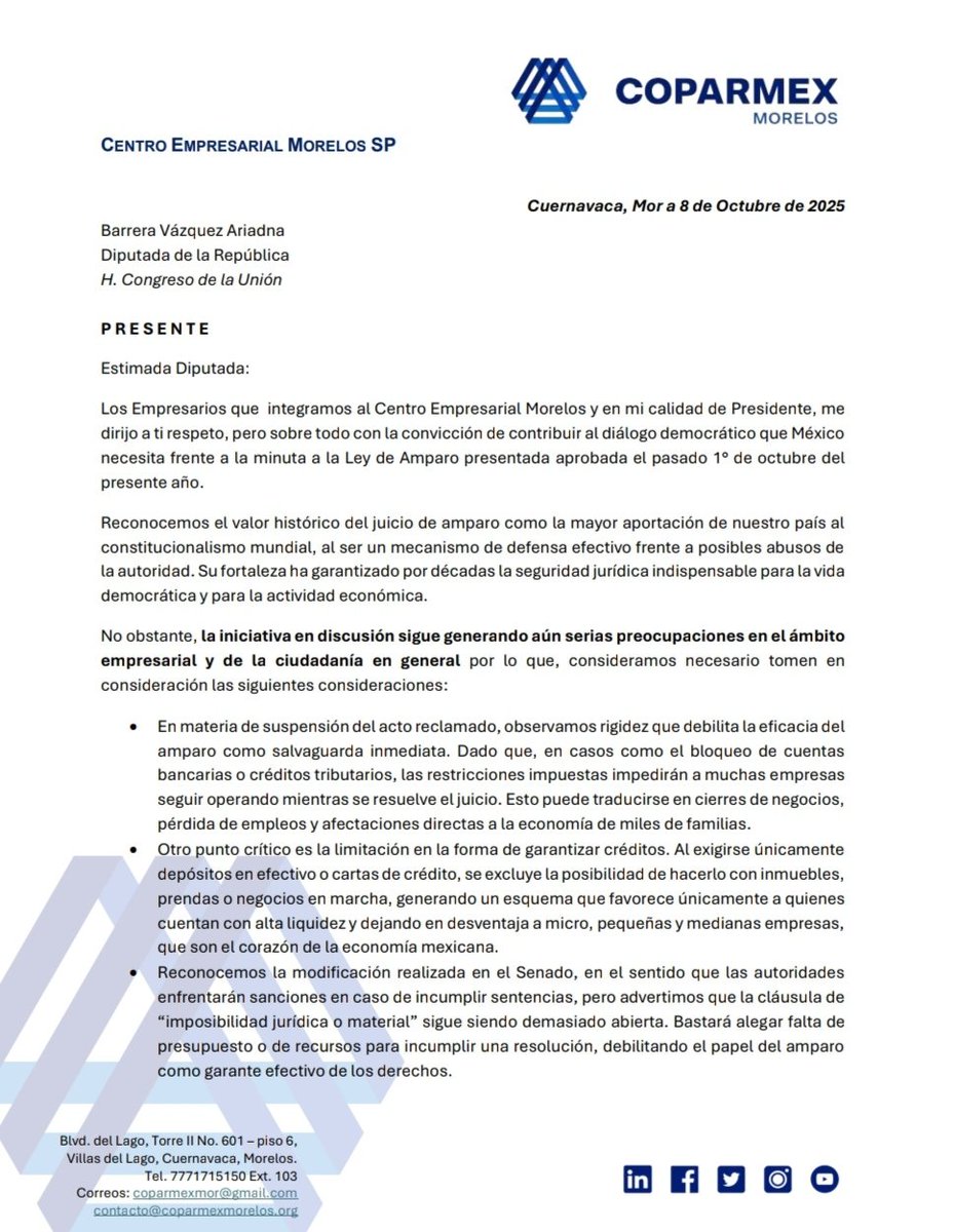 Coparmex Morelos tweet media