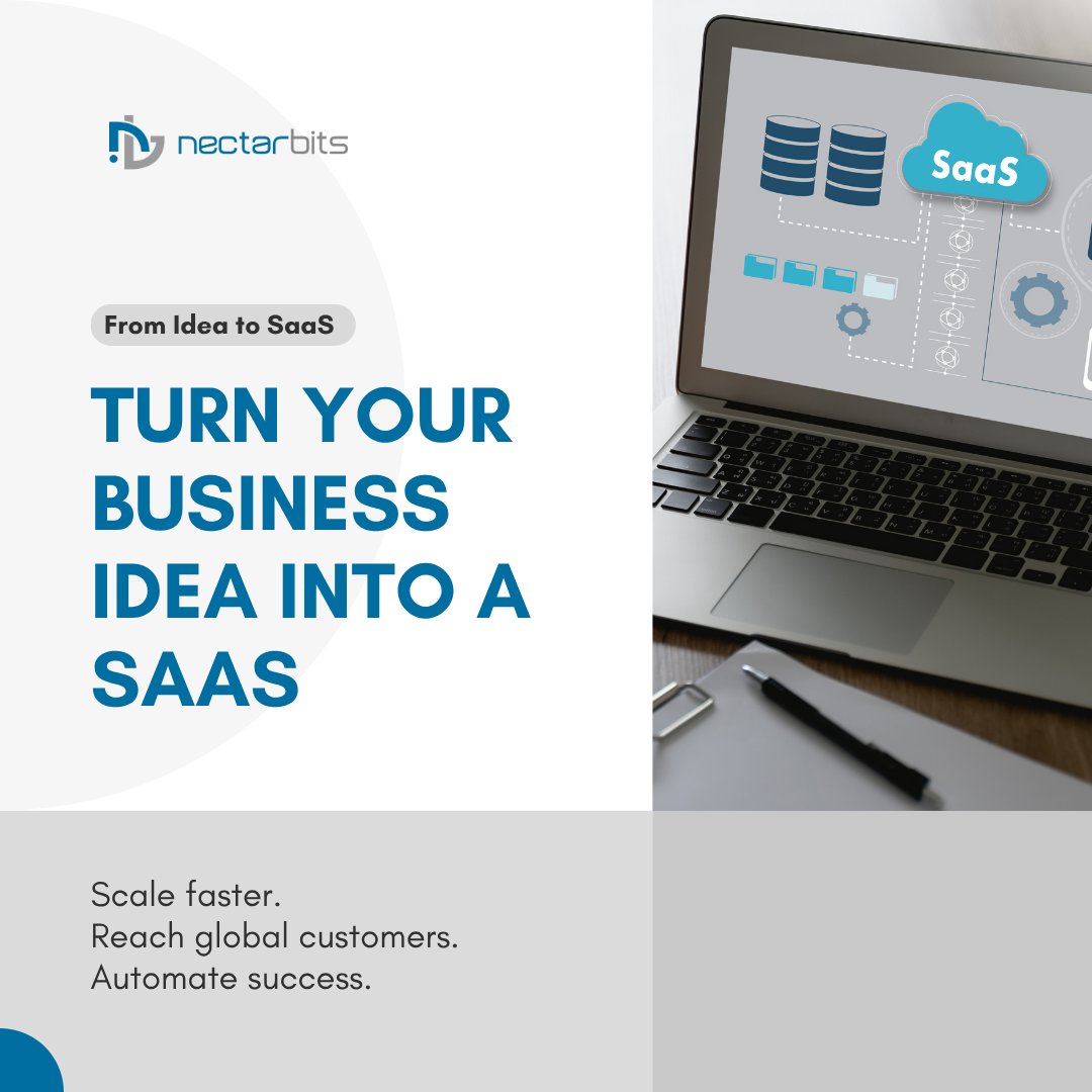 nectarbits's tweet image. “Turn your business idea into SaaS 💡 We design & develop subscription-ready platforms for global scale.”
#SaaSDevelopment #BusinessGrowth #Innovation