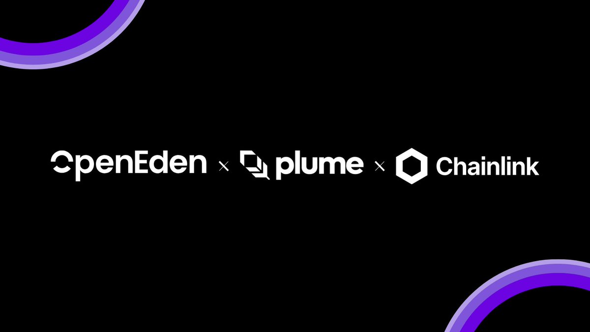 OpenEden_X's tweet image. Setting new standards for compliant tokenized RWAs through a three-way collaboration with @PlumeNetwork and @Chainlink.
The collaboration aims to enable USDO as the first bridged asset natively deployed on Plume's RWA blockchain, powered by Chainlink's CCIP.
Real assets.…