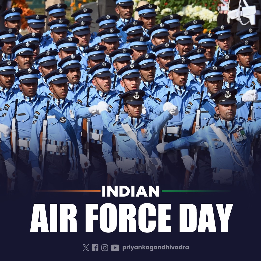 ShivaniVerma222's tweet image. आज हम सलाम करते हैं उन वीर आसमानी योद्धाओं को,

जो हर दिन हमारे नीले आसमान की रक्षा में तत्पर रहते हैं।

उनकी बहादुरी, अनुशासन और देशभक्ति ही हमारी ताकत है। #RetweeetPlease 
#AirForceDay
#viral #वायु_सेना_दिवस #वायुसेना_दिवस