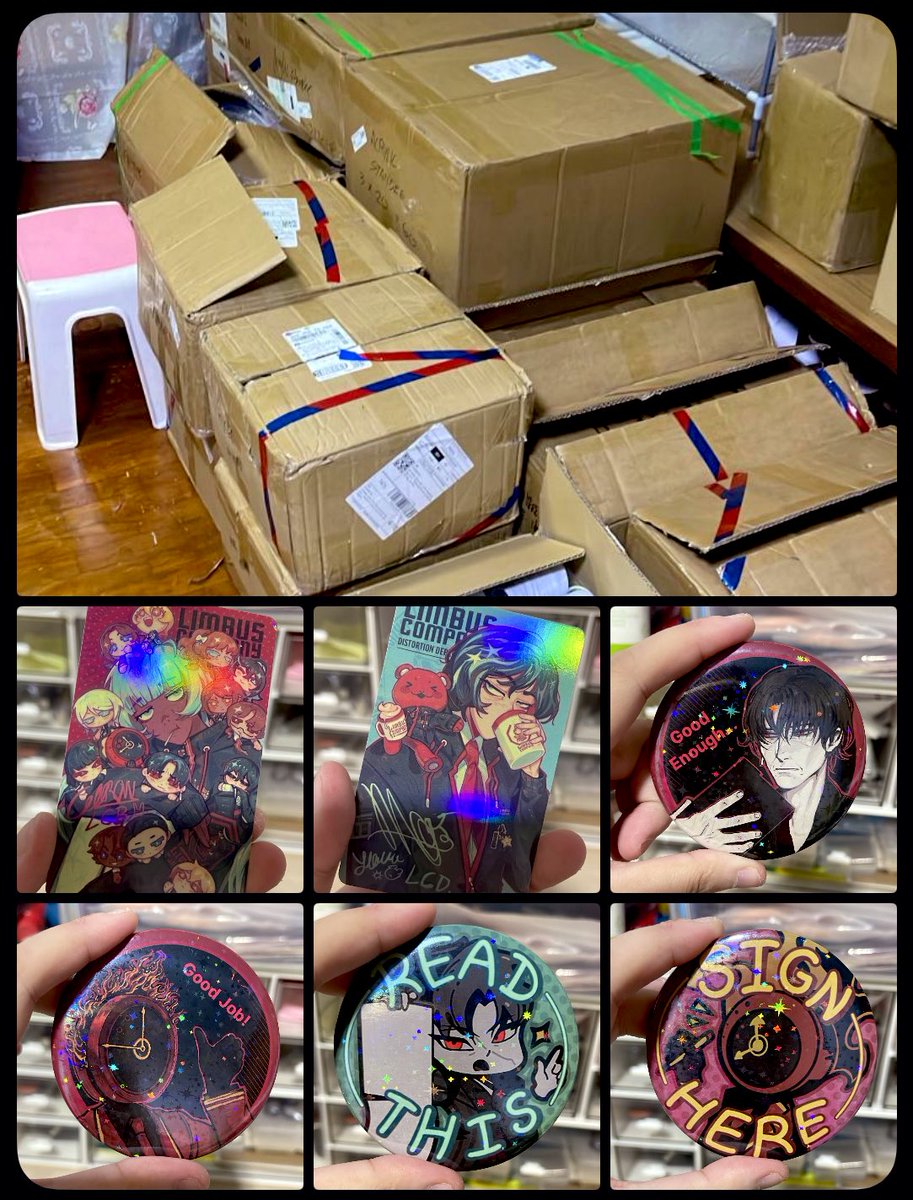 LCBThriveZine's tweet image. 【PRODUCTION UPDATES】

All zine items have been delivered to SG! Quality and quantity check will proceed and finish by the end of Oct, while we wait for our packaging materials to arrive 📦