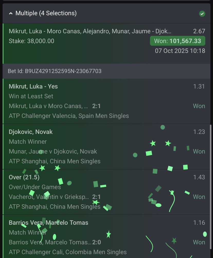 DOUBLE BOOM JOR 💥💥

2 &amp; 7 ODDS ✅✅✅

CONGRATS IF YOU GOT ON 🍻 

JOIN FOR MORE WINNING ODDS 

TELEGRAM 👉🏽 T.ME/ODDSHIVE