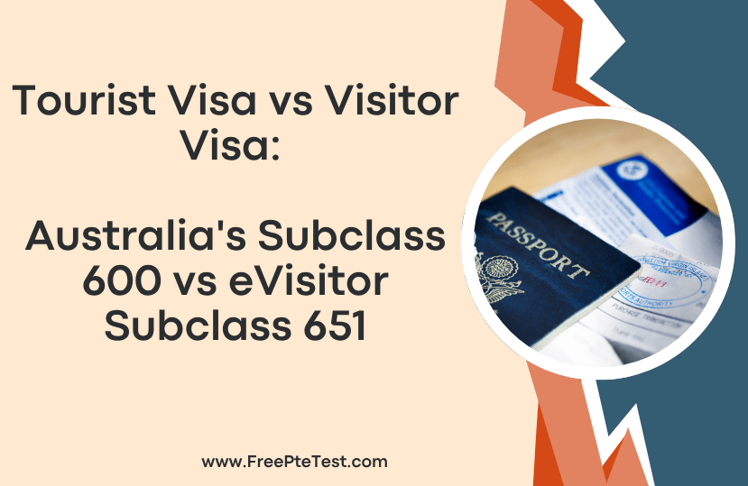 PteTest's tweet image. Comparison of Australia's Subclass 600 and eVisitor Subclass 651

Australia, with its stunning landscapes, vibrant cities, and rich cultural tapestry, attracts millions of visitors annually...

Read More at: freeptetest.com/tourist-visa-v…