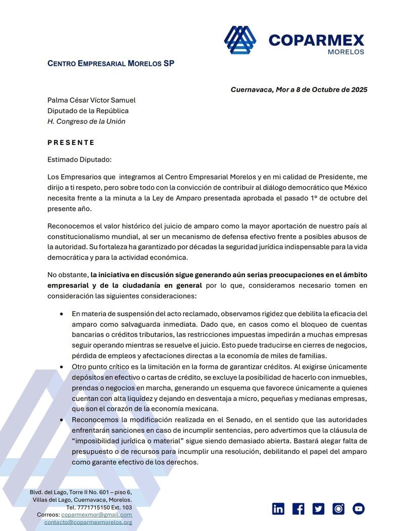 Coparmex Morelos tweet media