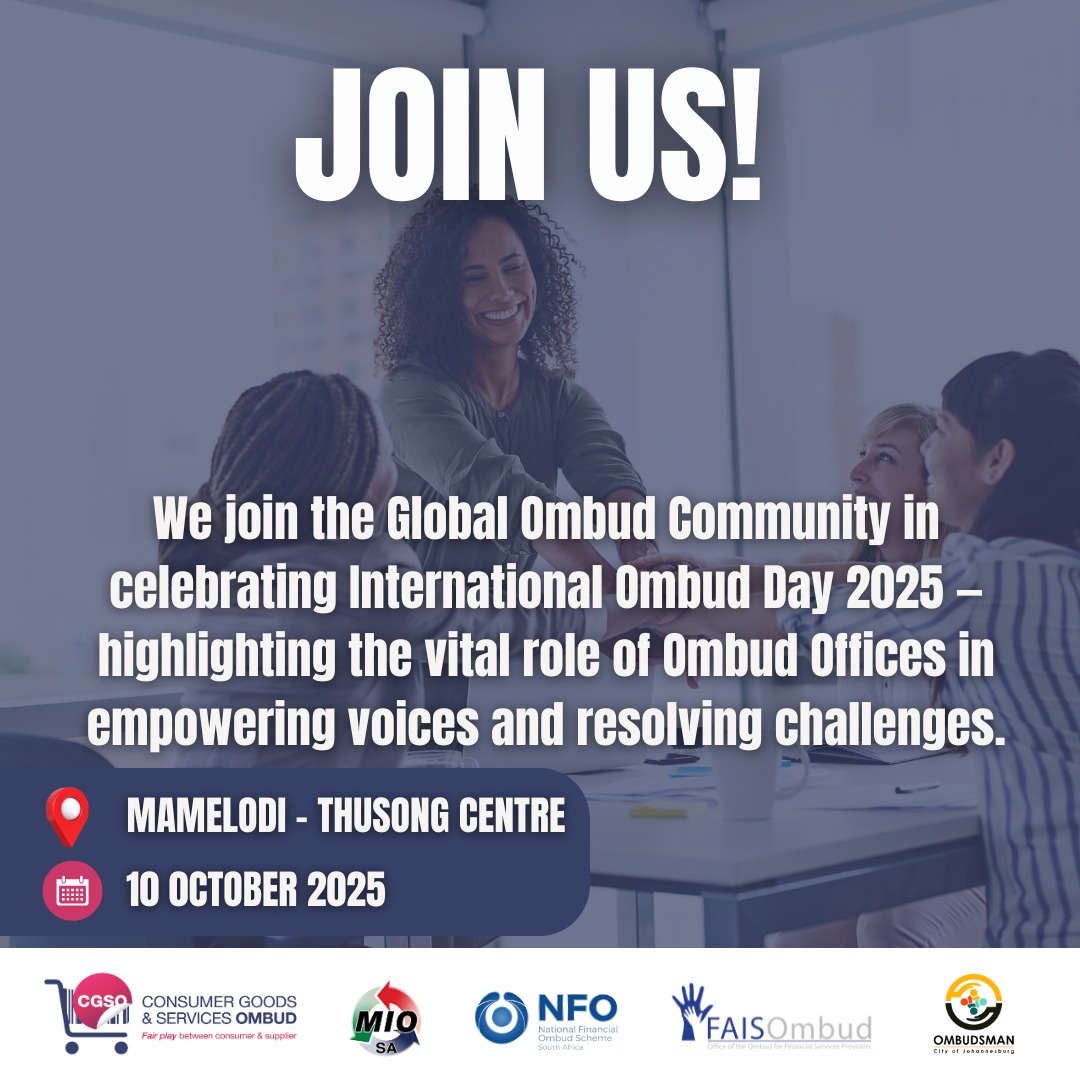 Motor Industry Ombudsman of South Africa tweet media