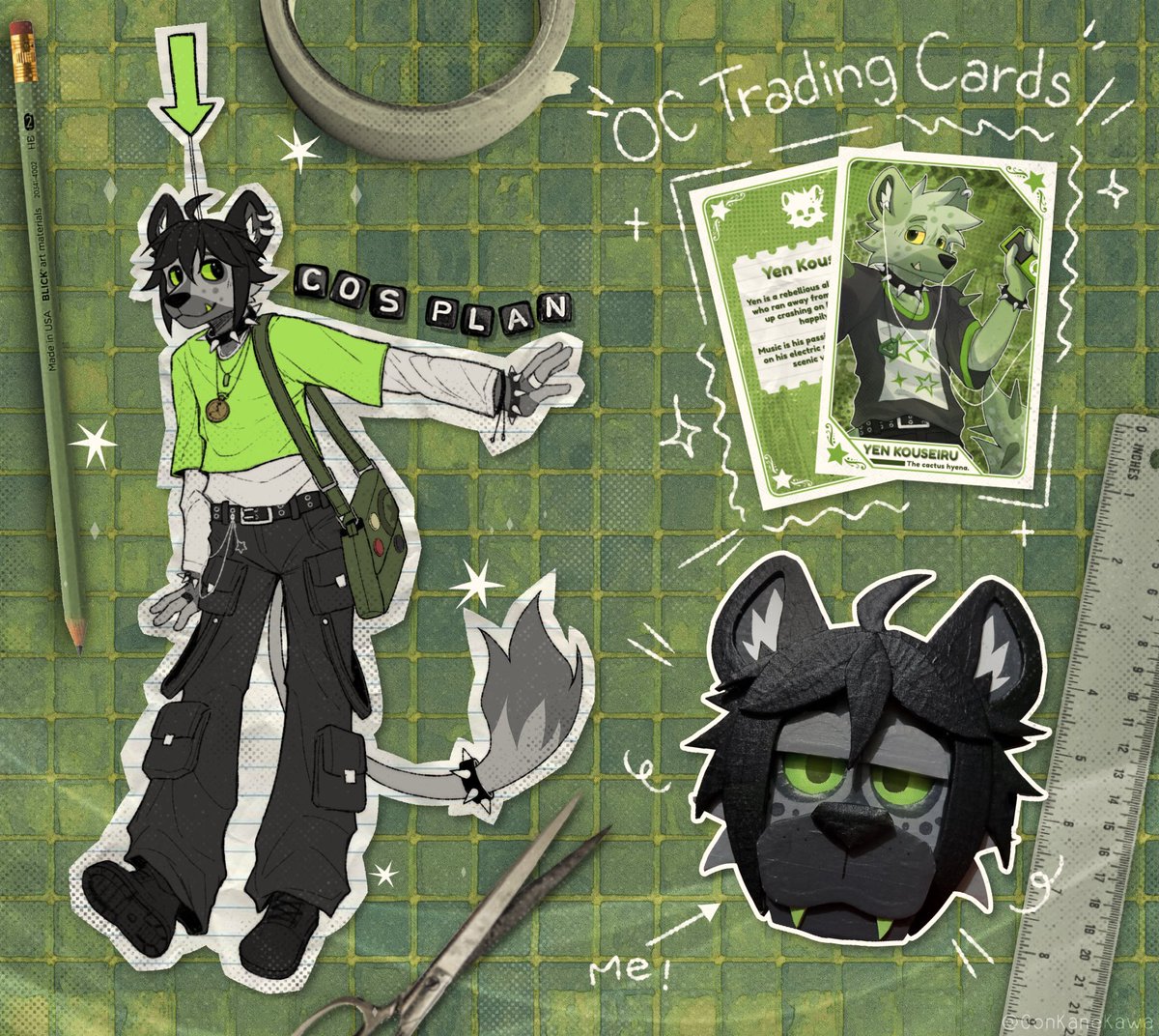 My cos plan for Color Fiesta 15!!! 
Literally me💥