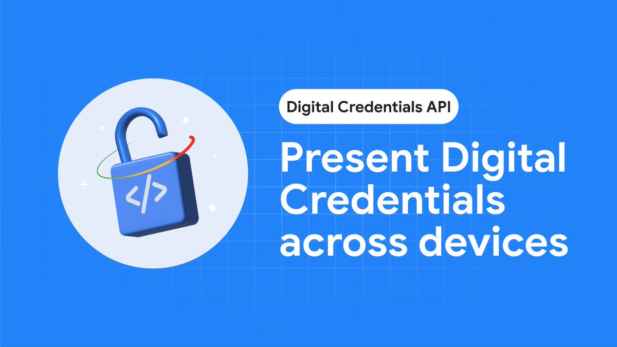 agektmr's tweet image. Digital Credentials API is now available on Chrome!

Thanks everyone for participating in and sending feedback to the Digital Credentials API origin trial. After some refinement, we&apos;ve successfully shipped Digital Credentials API on Chrome starting in its version 141.

With…