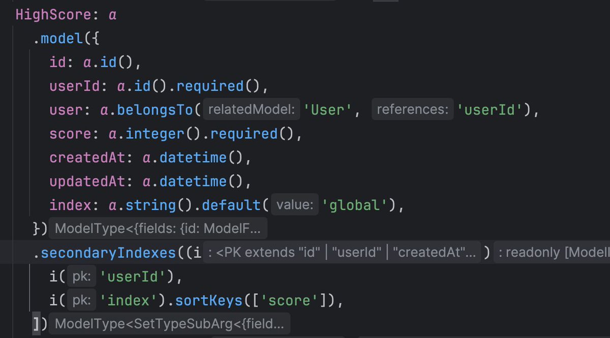 airon_tark's tweet image. Tark Labs routine #58: Want to retrieve sorted data from your AWS Amplify Gen2? You can use the secondary index with the static field name like `index: a.string().default(&apos;global&apos;)`, because you have to use _some_ field for the GSI 😀  #awsamplify #awsdev #backend #typescript…