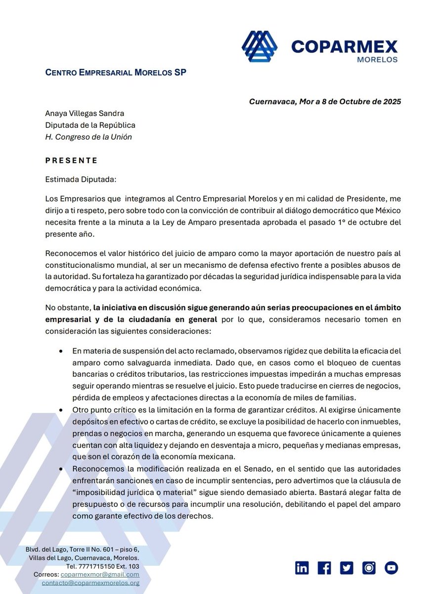 Coparmex Morelos tweet media