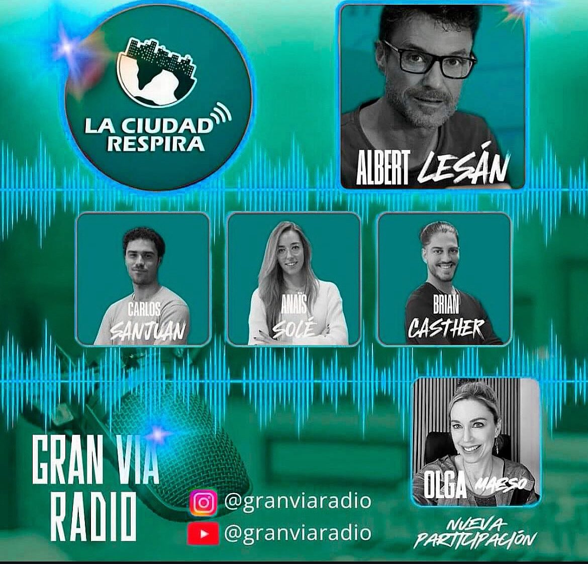 🎙️ Muy buenos días familia! ❤️

Como cada miércoles, tengo la suerte de formar parte de este equipazo dirigido por el gran @albertlesa 🔝🙌, junto a su equipado 🔝🙌
🔹 @csanjuanb_
🔹 @anais.solep
🔹 <a href="/briancasther/">BRIAN CASTHER</a>
🔹 Cristian
🔹 Álex

Un grupo increíble con el que da gusto