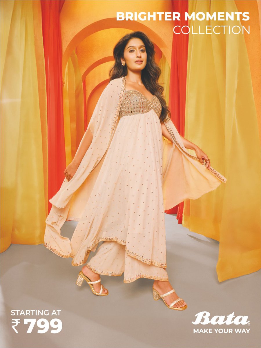 Totally loving the festive vibes in this look! ✨ 
#BrighterMomentsWithBata