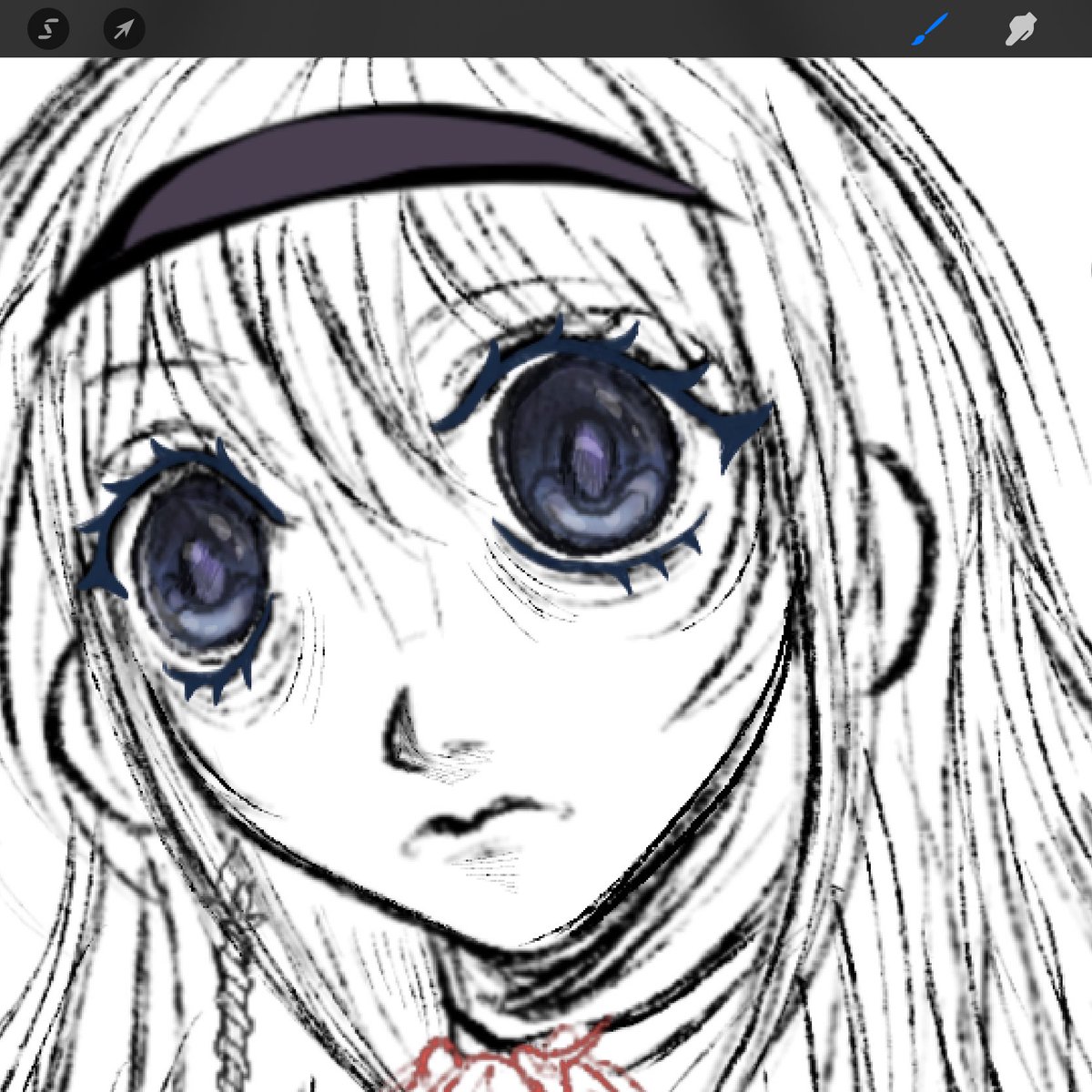 pleeease help me choose,, which eye looks better 1 or 2 🙏🙏