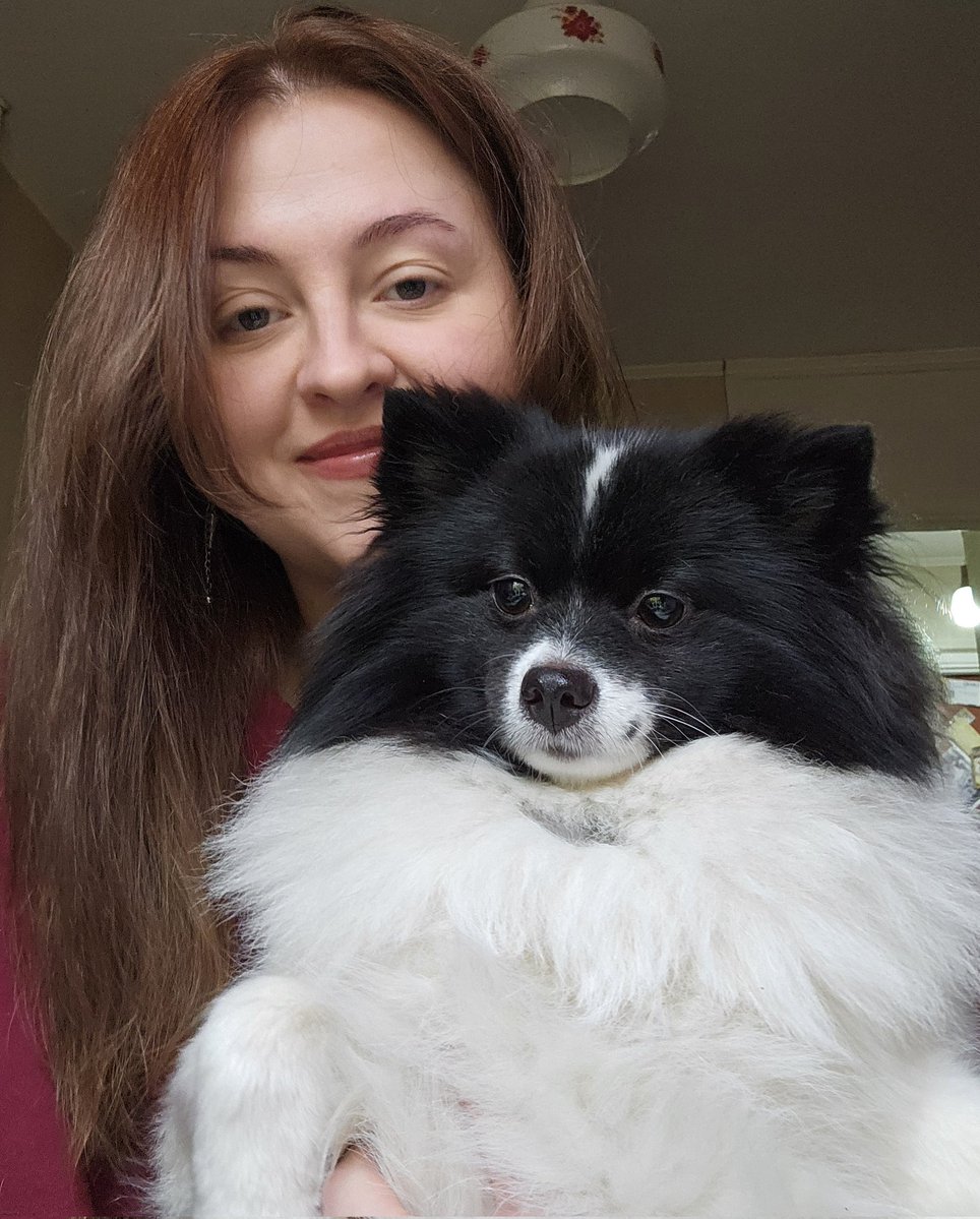 MargoApache's tweet image. Довольная собачка