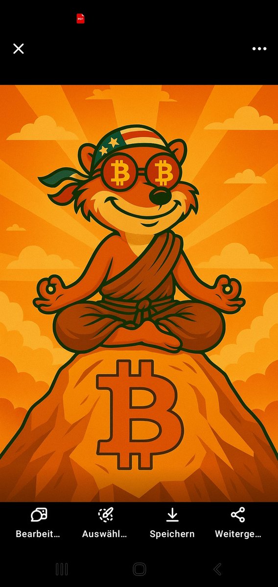 🦊✨ When you reach the peak of Bitcoin wisdom, the only thing left to do is… meditate.
#Bitcoin #CryptoArt #BTC #FreedomMoney