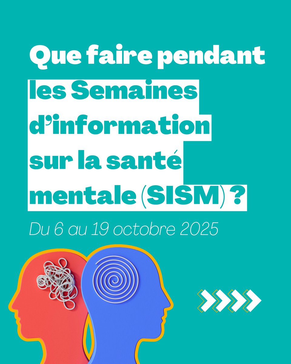 👀 Que faire pendant les Semaines d’information sur la santé mentale (SISM) ?
📅 Du 6 au 19 octobre 2025, partout en France
Les SISM sont une opportunité unique d’apprendre, d’échanger et de se cultiver autour de la santé mentale.