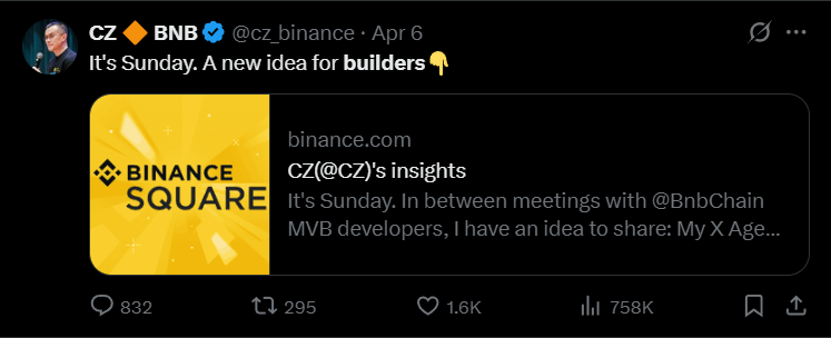 c0ntractdropper's tweet image. CZ keeps saying “BUILDERS”.
It’s literally everywhere in the BNB ecosystem.
The Chinese word for it (建设者) means builders.

No one tokenized it yet… and we’re in the middle of a Chinese meme meta.