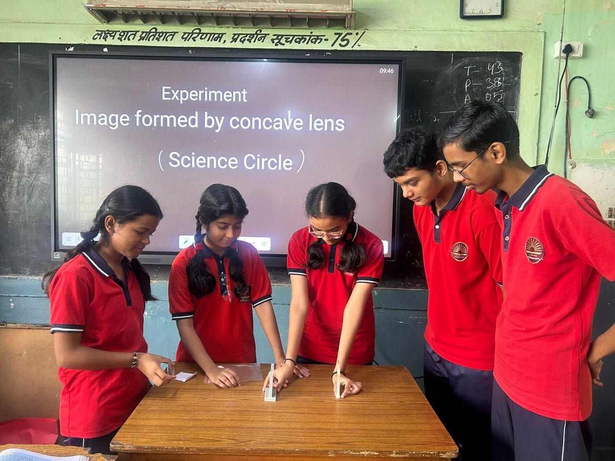 v_sainik's tweet image. Activity done under Science Circle (Experiment - Image formed by Concave Lens)
@EduMinOfIndia @KVS_HQ @kvsrodelhi 
#Science #scienceactivity #sciencecircle