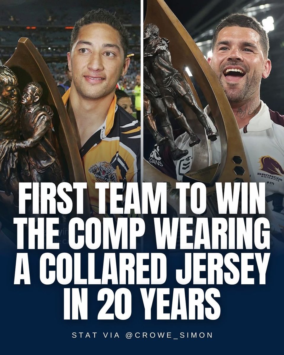 randostatsguy's tweet image. The collared jersey is SO back 🔥🏆

#NRL
