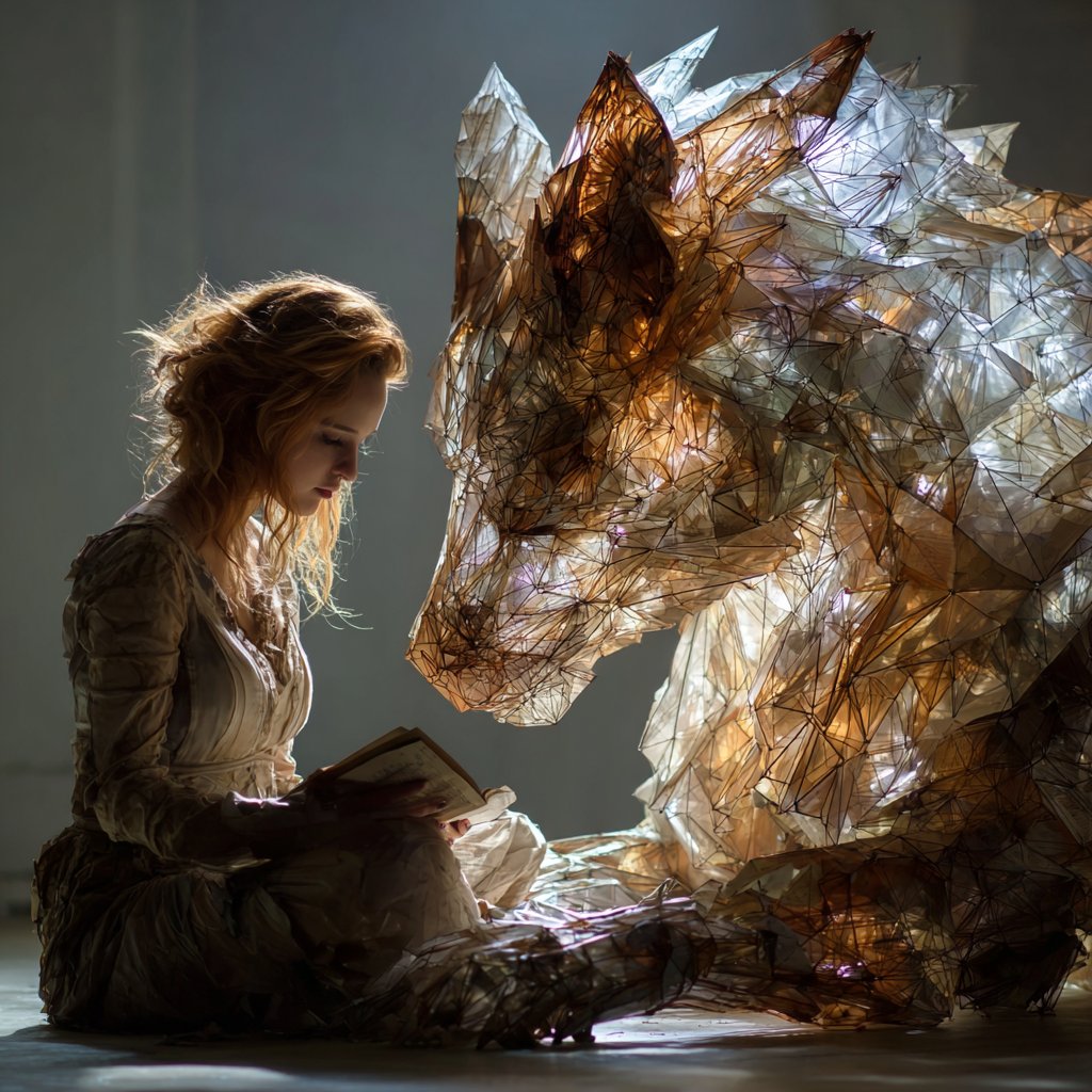 LustOracle's tweet image. Good morning my friends 🥰 - &quot;Life is like a origami: it starts as a blank sheet, but with careful folds, patience, and a few creases, it transforms into something beautiful and unique.&quot; 😍😇