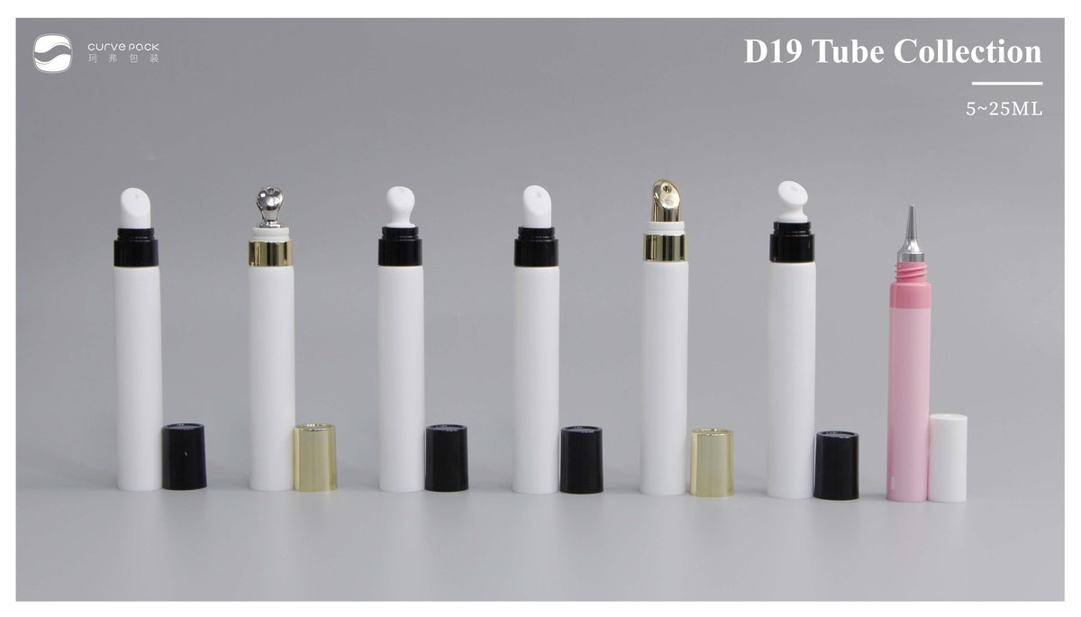 CurverPackaging's tweet photo. CURVE PACK | D19 Tube Collection
Ø19mm | 10–25ml
Perfect for eye cream, lip care & serums.
🔄 Applicators: silicone, metal, TPE & ceramic — soft-touch tips for smooth, hygienic skincare.
📩 mkt@curvepack.com
🌐 https://t.co/5tOc10JqWO
#CurvePack #CosmeticTube #BeautyPackaging https://t.co/UTSHvCaUAK