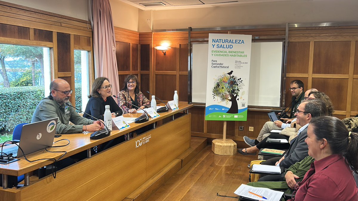 Hoy descubriremos por qué la Naturaleza y la Salud son inseparables.
#NaturalezaySalud, evidencia, bienestar y ciudades habitables #SantanderCapitalNatural <a href="/SEOBirdLife_Cat/">SEO/BirdLife Catalunya</a>