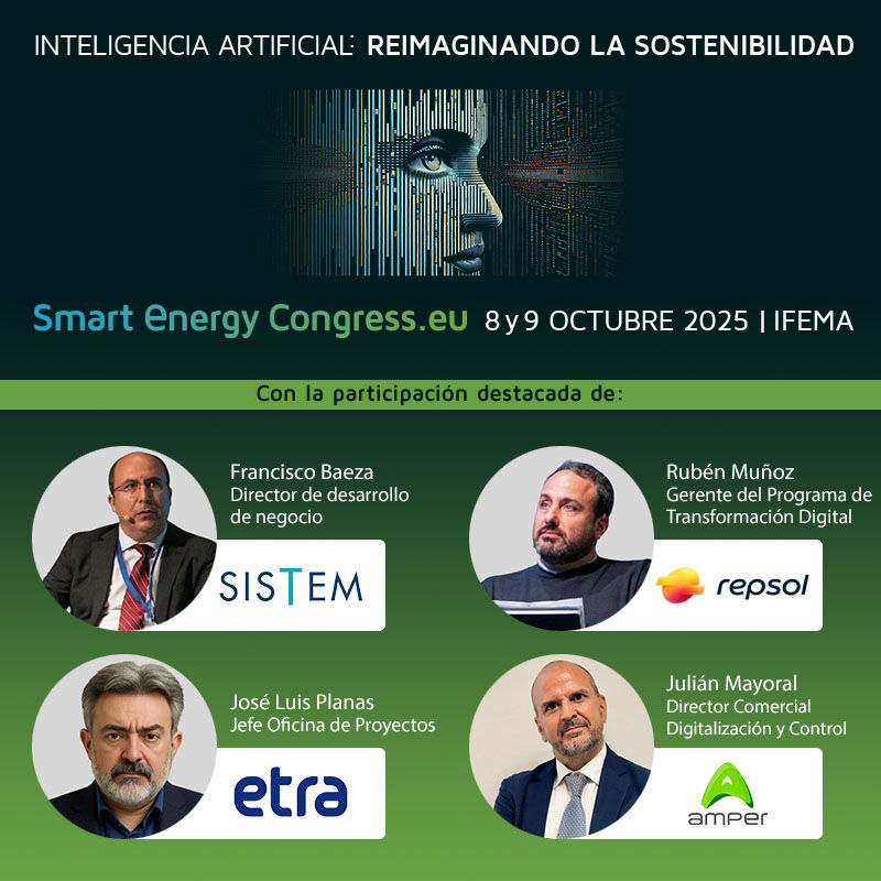 grupoetra's tweet photo. #GRUPOETRA en #SmartEnergyCongress
Energía limpia y #redesinteligentes: transformación, resiliencia y oportunidades ante los nuevos marcos regulatorios.
#Industriainteligente: digitalización, descarbonización, adopcón de energías limpias y competitividad en tiempos de transición. https://t.co/Fc72eCSEs5