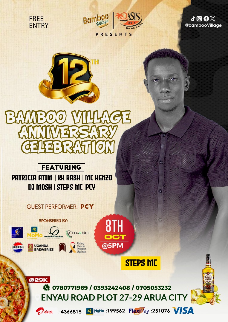 wambuzi_kyobe's tweet image. THANKING YOU 🤝 for a 12yrs Journey that you have moved with us, #MCSTEPS has worked with us since 2013, &amp;amp; Today, MCSteps celebrates with you all.
 12 Yrs of Unfolding _ Bamboo Village Arua!
#BambooVillageArua 
#12YrsOfUnfolding 
#MCSteps
#TodayWed8thOct
#5:00PM #MTN35%CashBack
