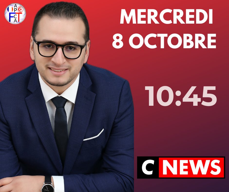 R_chaibi's tweet image. 📺 Retrouvez-moi ce matin à 10h45 en direct sur @CNEWS pour analyser et commenter la crise politique inédite en cours. @morandini_live @morandiniblog 

#APCAFT #CNEWS #Infos #Actualité #CrisePolitique #France #Macron #Lecornu
