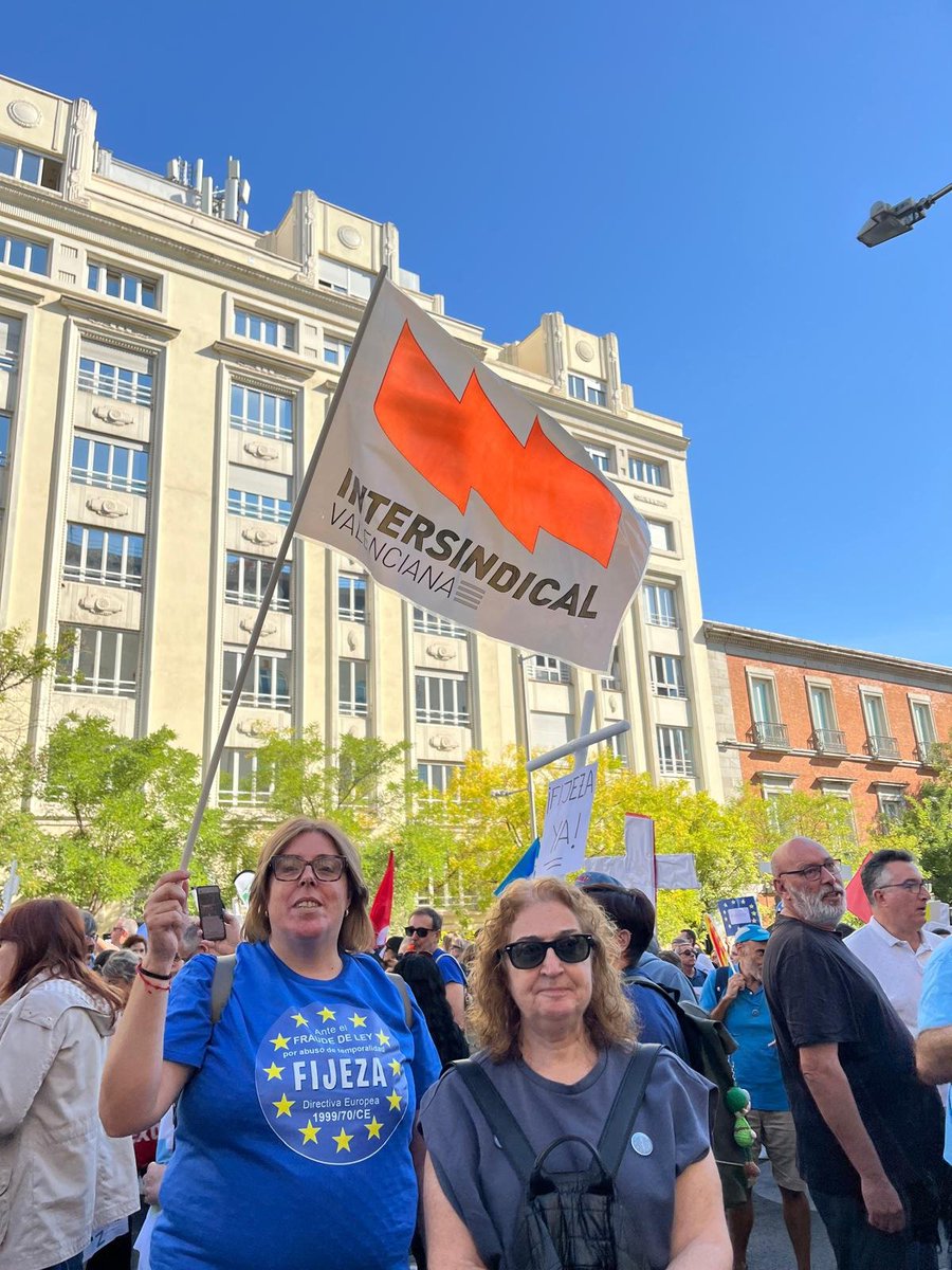 IntersindicalV's tweet image. 📣 A Madrid: manifestació per la #Fixesa!
Qui està, es queda! ✊
#FixesaEsQueda #MadridEsMou