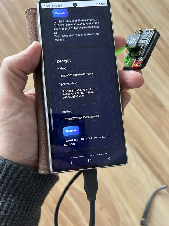 tomfuerstner's tweet image. My contribution to counter privacy attacks in communication: Oorb. I bought @TropicSquare secure elements, built a breakout board for most #Espressif ESP32-C/P series chips, implemented SLIP-0010, and derived hierarchical deterministic symmetric keys for encryption. I wrote…