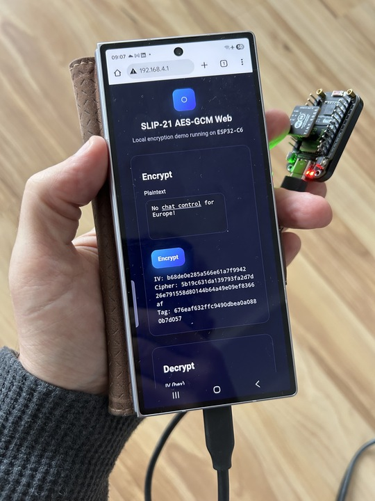 tomfuerstner's tweet image. My contribution to counter privacy attacks in communication: Oorb. I bought @TropicSquare secure elements, built a breakout board for most #Espressif ESP32-C/P series chips, implemented SLIP-0010, and derived hierarchical deterministic symmetric keys for encryption. I wrote…