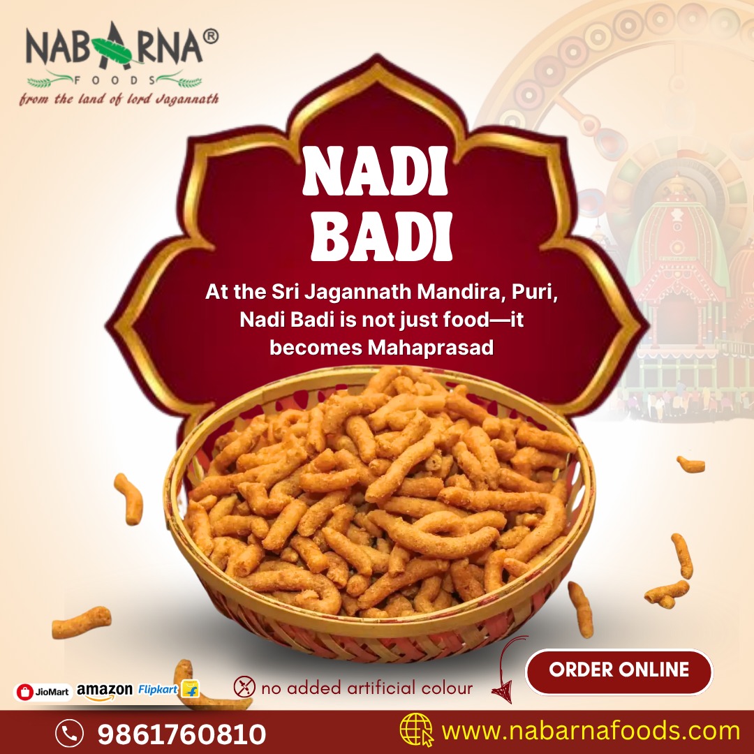 NabarnaF's tweet photo. Local flavors, timeless taste — indulge in authentic Nadi Badi goodness.
📷https://t.co/LpTM8KcpbH
📷9861760810
#nabarna #nabarnafoods #healthyeating #traditionaltaste #nabarnafoods #proteinrich #healthysnack #deliciousandhealthy #foodiefavorites https://t.co/1ZFLoQs9OK