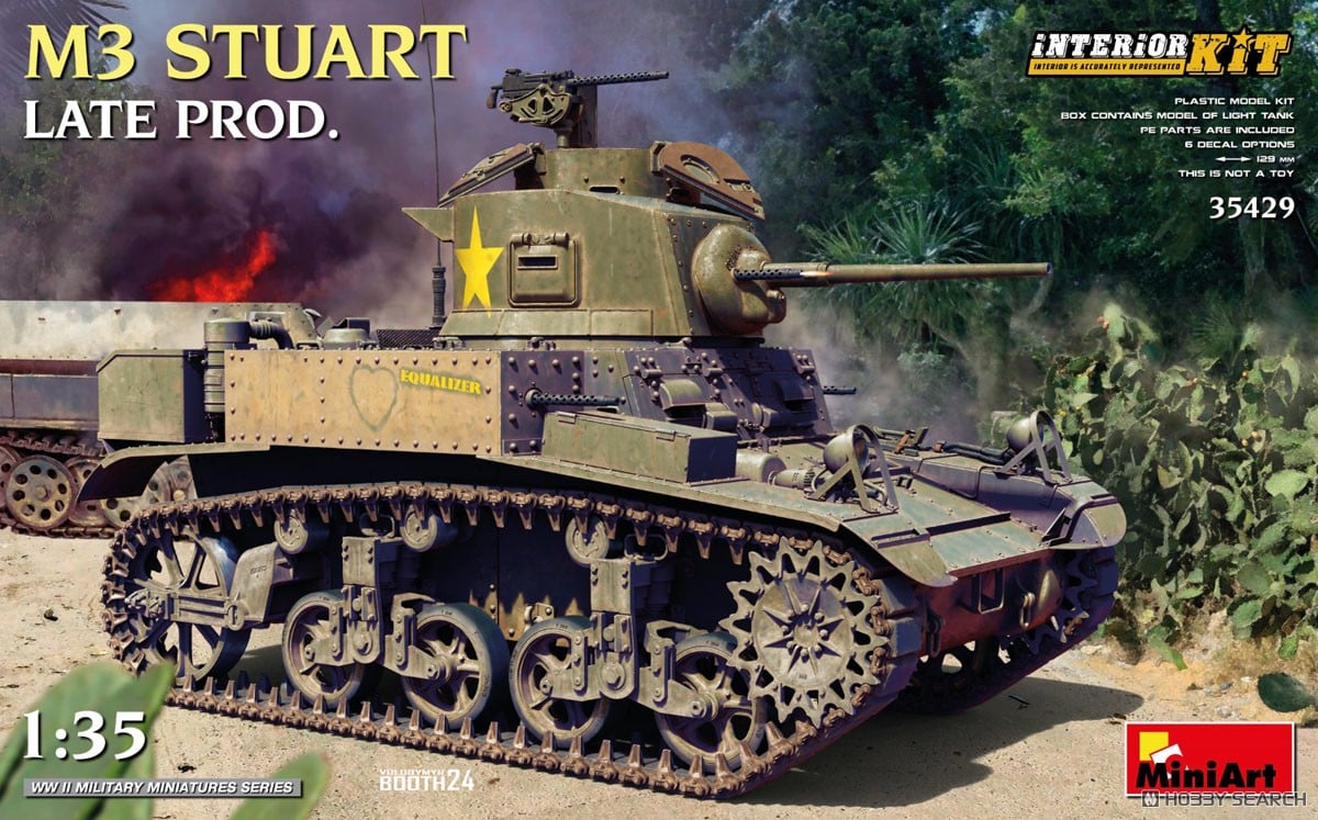 hobbysearch_mm's tweet photo. 【プラモデル新商品】Mini Art(ミニアート)
1/35 M3 スチュアート 後期型 フルインテリア
発売中です!→ https://t.co/FdJcQ37w7g
#プラモデル #プラモ #Plastickits #Scalemodels #戦車 #星型エンジン #radialengine https://t.co/acMVfHml4l