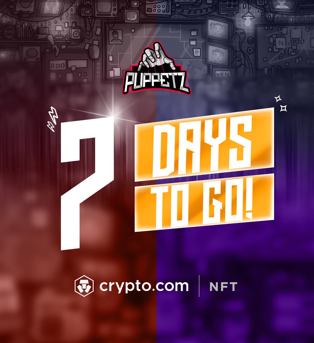 GM Puppetz🫡❤️‍🔥 #CROfam 

7 days to drop on <a href="/cryptocomnft/">Crypto.com NFT</a>

Time to set your🔔! #CRO